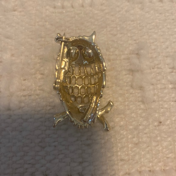 Green eyed owl brooch - unbranded - Picture 3 of 3